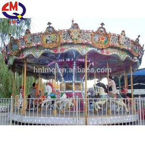 Kids game luna park attractions merry go round parts