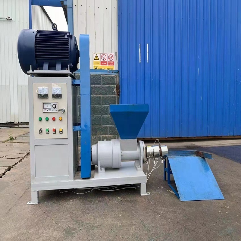 Small A grade sawdust wood waste briquette machine biochar sawdust briquette press machine