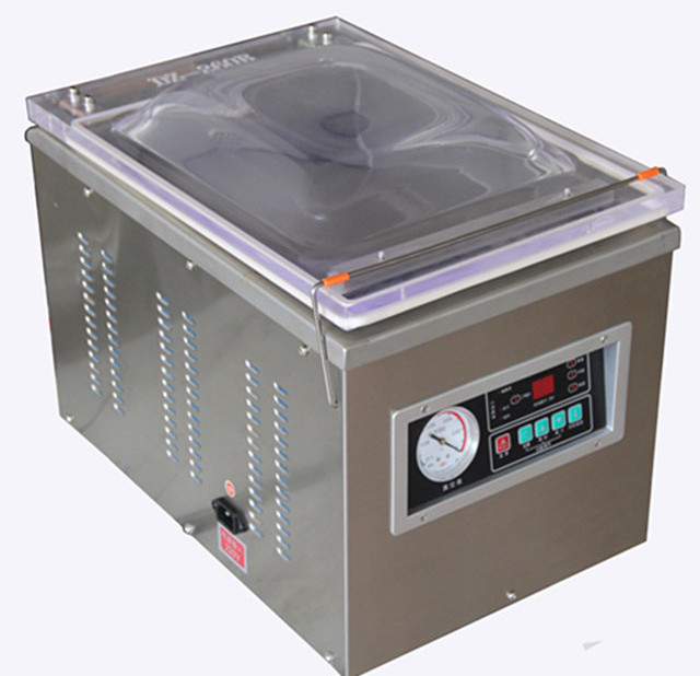 Industrial Vertical Nitrogen Flushing Single Chamber Fruit And Vegetable Fish Egg Cheese Food Vacuum Packing Machine