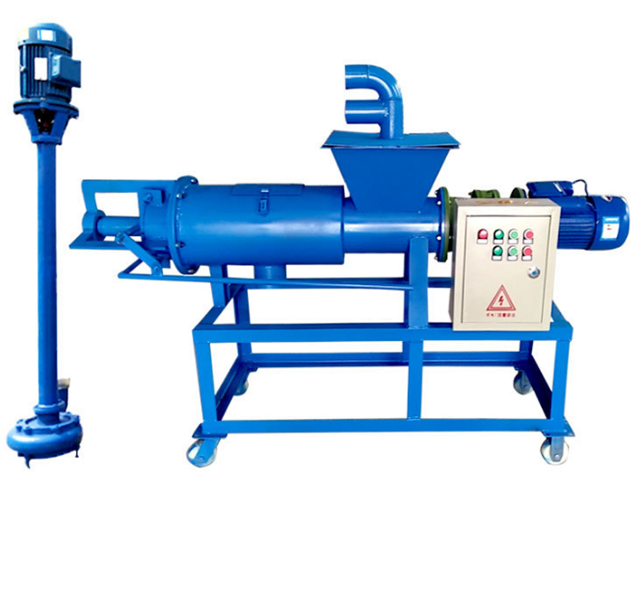 Cow Dung Dewatering Machine Chicken Manure Dryer Processing Machine/Animal Waste sheep Manure Dewatering Machine