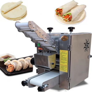 Automatic dumpling wrapper making machine spring roll skin maker crepe tortilla chapati roti machine