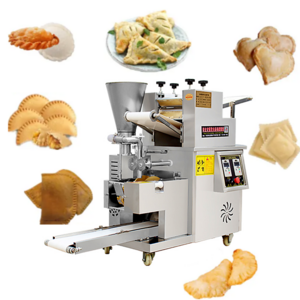 Commercial dumpling machine maker big samosa making forming folding meat pie machine automatic empanada making machine price