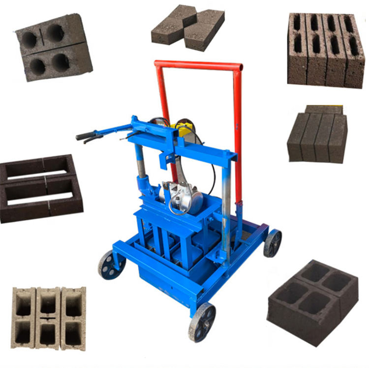 Australia Manual Small Diesel Vibrating Soil Hollow Cement Laying Block Concrete Brick Making Machine Price Japan