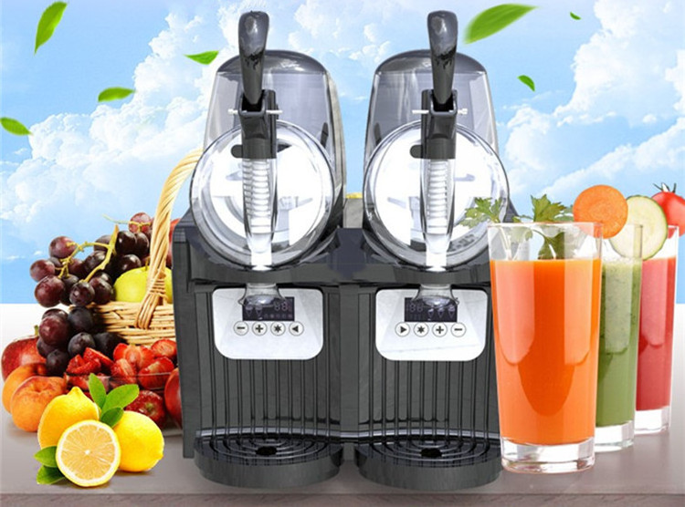 2 Bowls Margarita single cylinder slush machine/smoothie making Slush machine/Frozen Daiquiri Commercial Slushy Machine