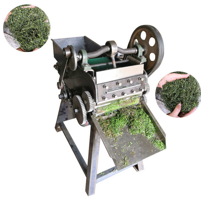 Dry tea leaf vine leaves cutting machine commercial herb leaves shredder matcha tea slicing machine easy to operate