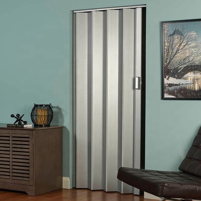 Hot sell PVC sliding PVC divider, pvc accordion door, pvc folding door for sitting room