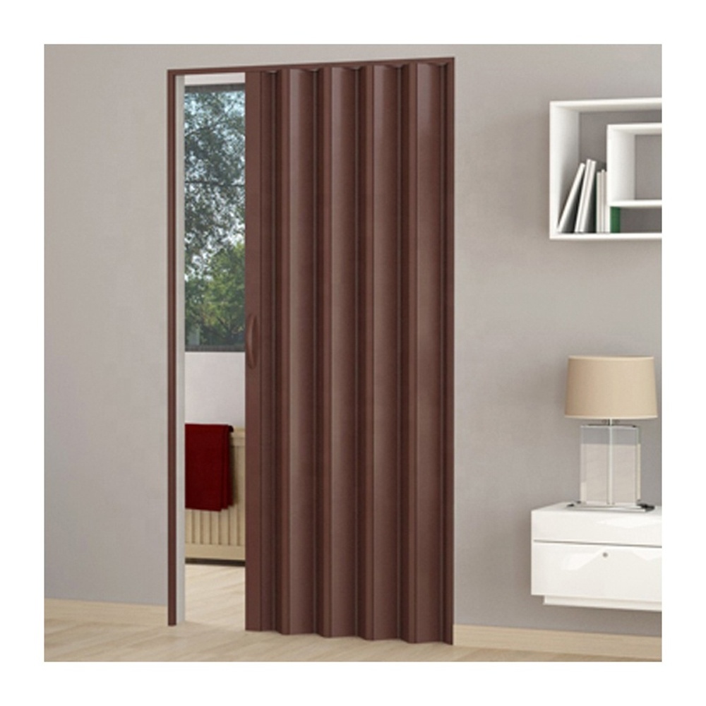 Moisture-proof shower door plastic accordion PVC folding door