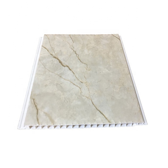 Hot Stamping Flat Pvc Ceiling Panel Interior Decoration Pvc Wall Panel 3D Wall Cladding Marble Sheet Pvc Bathroom Panel