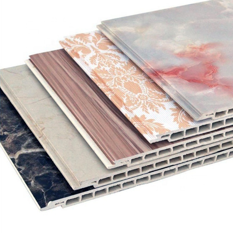 Hot Stamping Flat Pvc Ceiling Panel Interior Decoration Pvc Wall Panel 3D Wall Cladding Marble Sheet Pvc Bathroom Panel