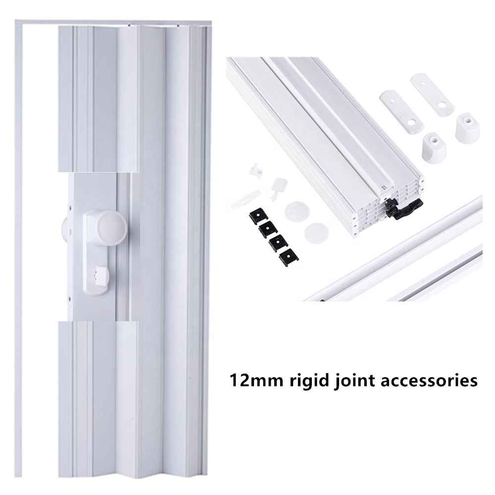 High Quality Pvc Sliding Door Price Moisture-Proof Pvc Folding Door Plastic Accordion Shower Door