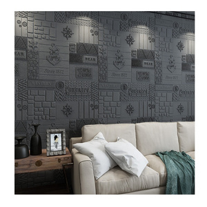 Wholesale Self Adhesive Foam Bricks 3d Wall Sticker Vivid 3D Eva Foam Faux Brick Wallpaper Waterproof for Home Decoration