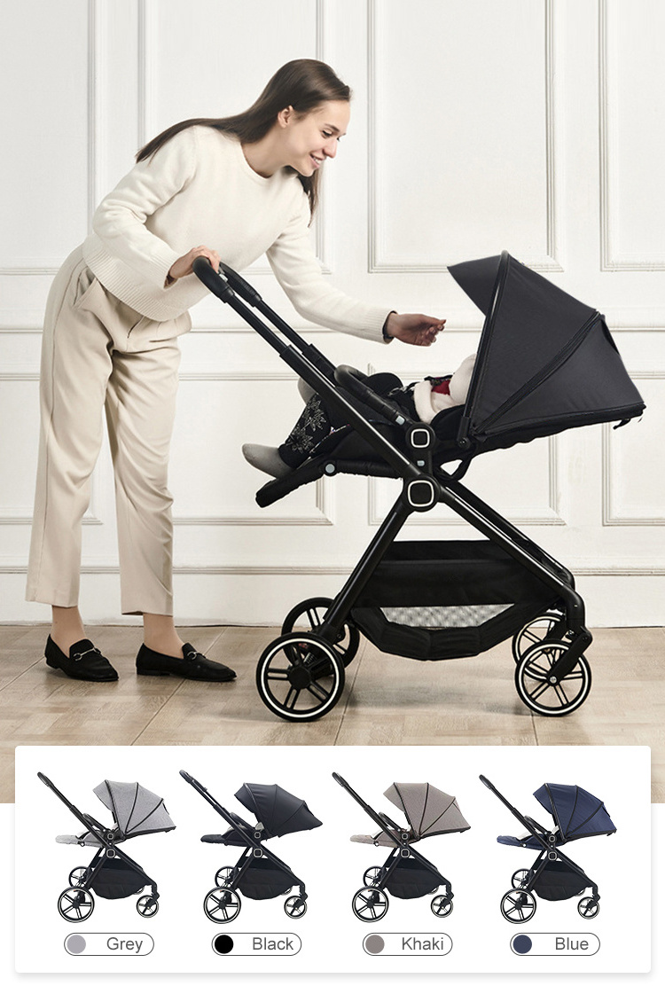 Hot Selling Aluminum Alloy Frame Baby Carriage Quick folding Baby Stroller For Sale