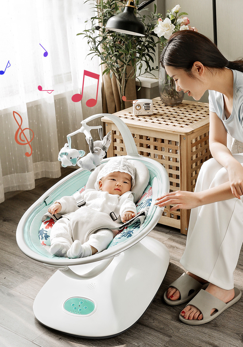 Wholesale Swing Baby Electric Rocking Chair Cradle Automatic Baby Rocking Chair