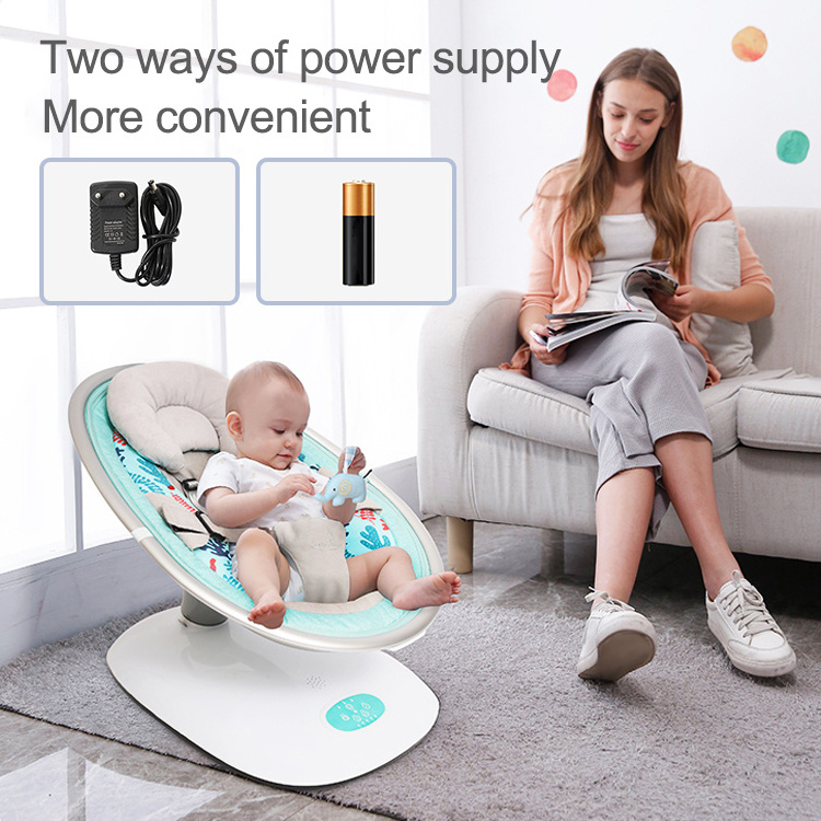 Wholesale Swing Baby Electric Rocking Chair Cradle Automatic Baby Rocking Chair