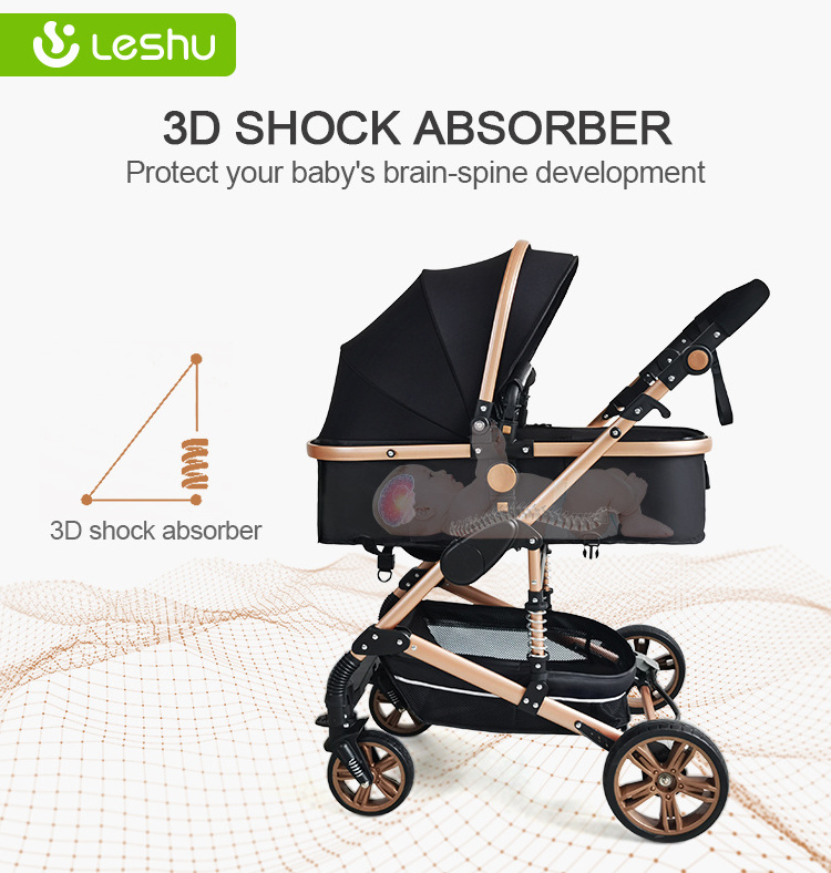 Poussette Bebe 3 In 1 Baby Stroller Manufacture Cup Holder For Baby Strollers & Accessories Wholesale Luxury Baby Stroller