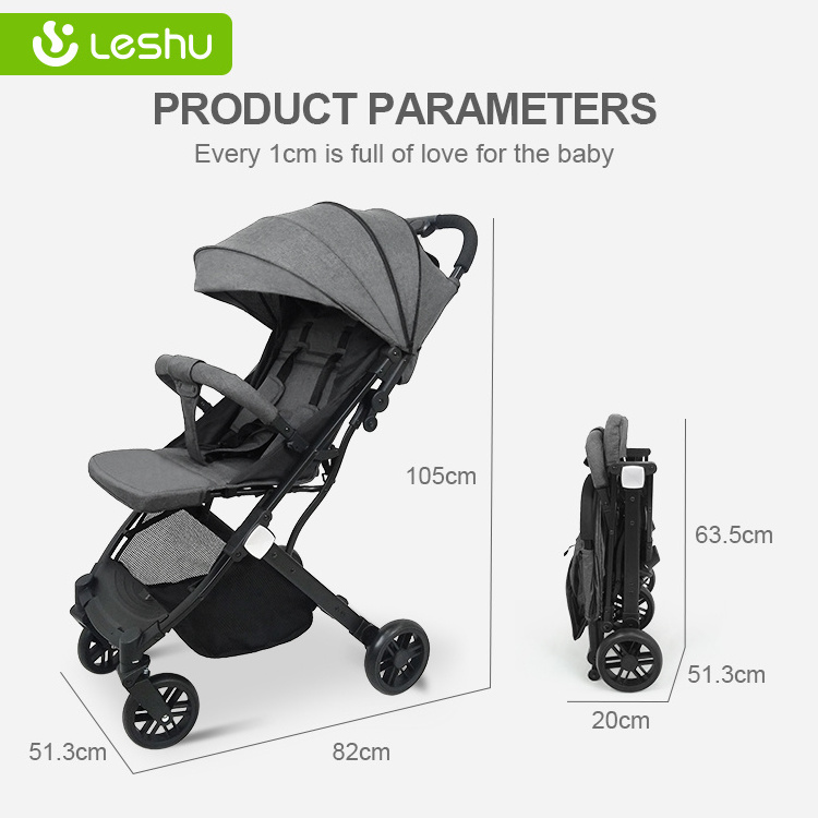 Wholesale cheap baby stroller compact and light sillas de paseo lightweight buggy travel pram 2 in 1 baby stroller for sale