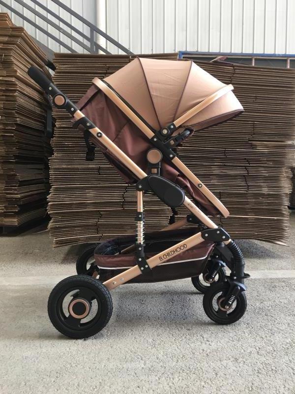 New Arrival 3 In 1 Baby Stroller Luxury High Landscape Baby Adjustable Handle Baby Doll Stroller