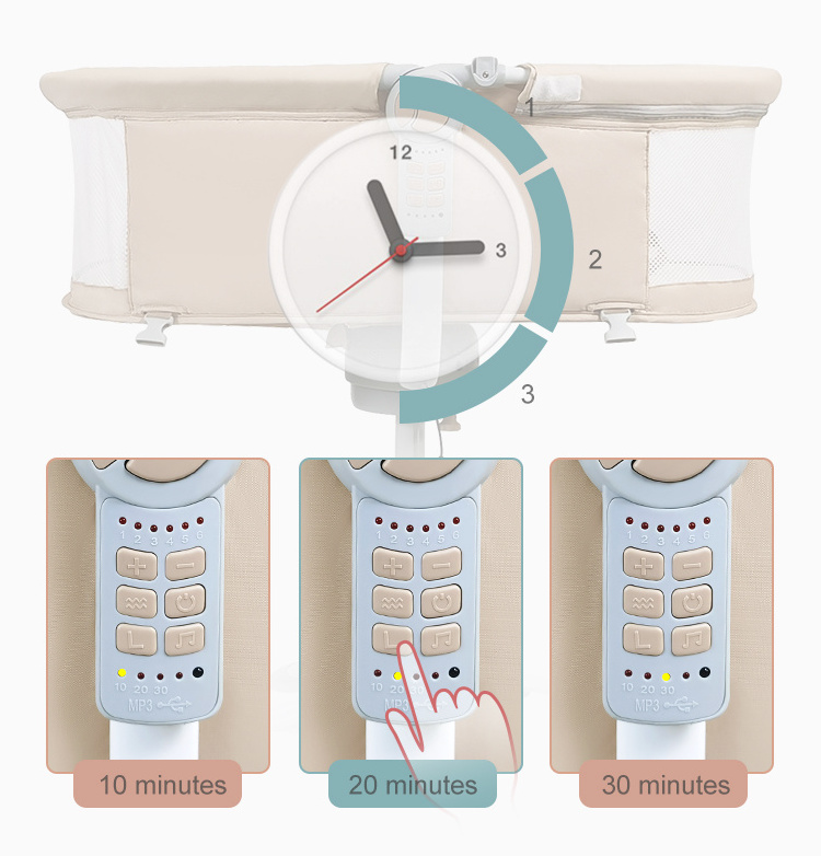 Baby Crib Bed Newborn Baby Automatic Cradle Swing Baby Bad Kids' Cribs