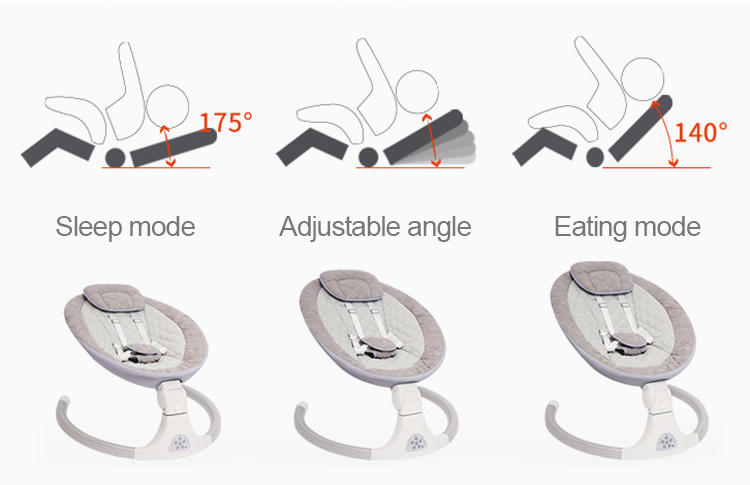 Portable Baby Rocker For Pram Newborn Baby Rocking Chair Multifunction Baby Swing Chair