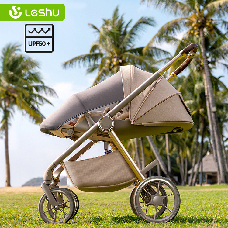 New Design Baby Carriage High Landscape Luxury Baby Pram OEM Manufacturer Poussette Carrinho De Beb 3 In 1 Stroller For Baby