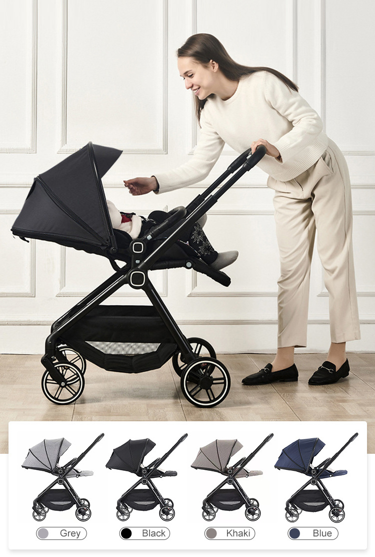 Hot Selling Aluminum Alloy Frame Baby Carriage Quick folding Baby Stroller For Sale