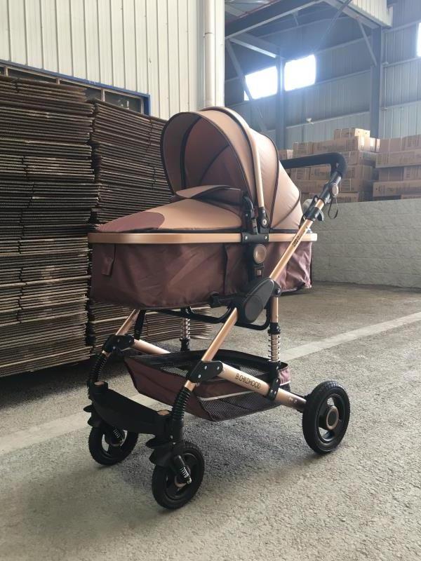 New Arrival 3 In 1 Baby Stroller Luxury High Landscape Baby Adjustable Handle Baby Doll Stroller