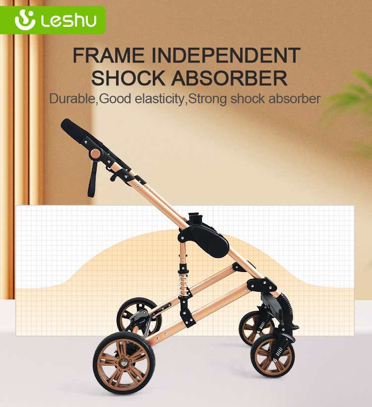 Luxury Stroller Accessories Baby Custom Two Way Baby Stroller Portable Newborn Baby Strollers & Accessories