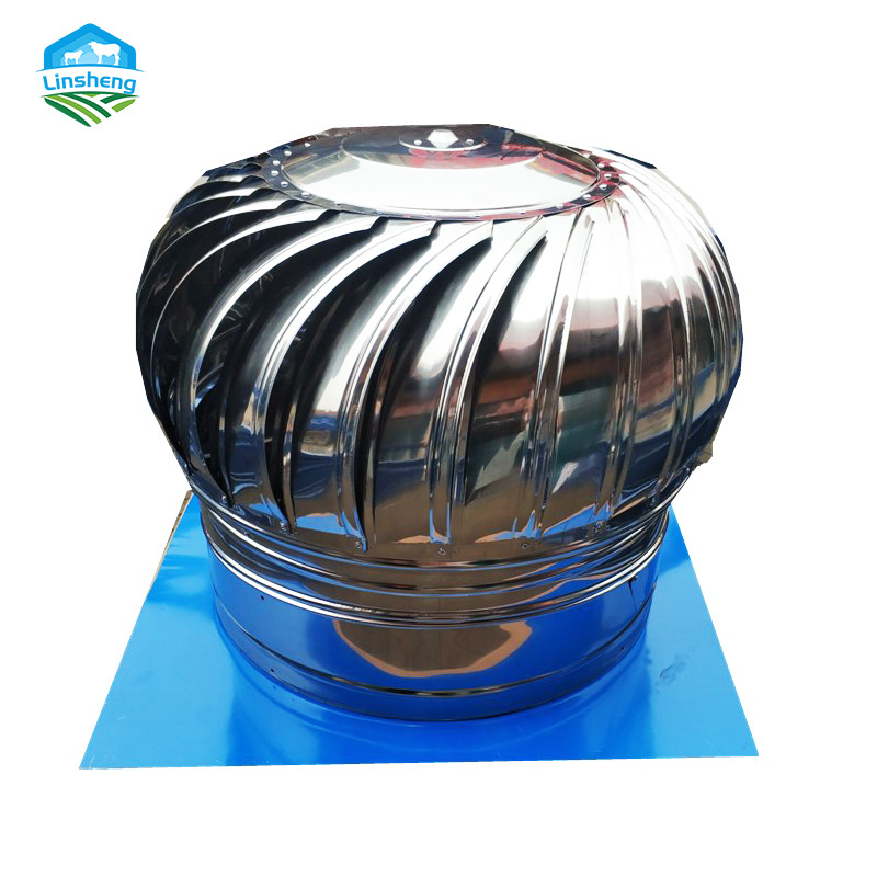 Stainless Steel Roof Turbine Fan Non Power Ventilating Wind Driven Fan Powerless Greenhouse Non-power Fan Ventilation