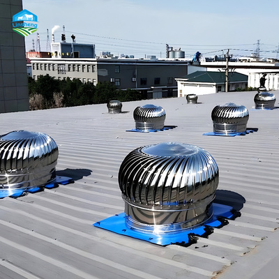 Stainless Steel Roof Turbine Fan Non Power Ventilating Wind Driven Fan Powerless Greenhouse Non-power Fan Ventilation