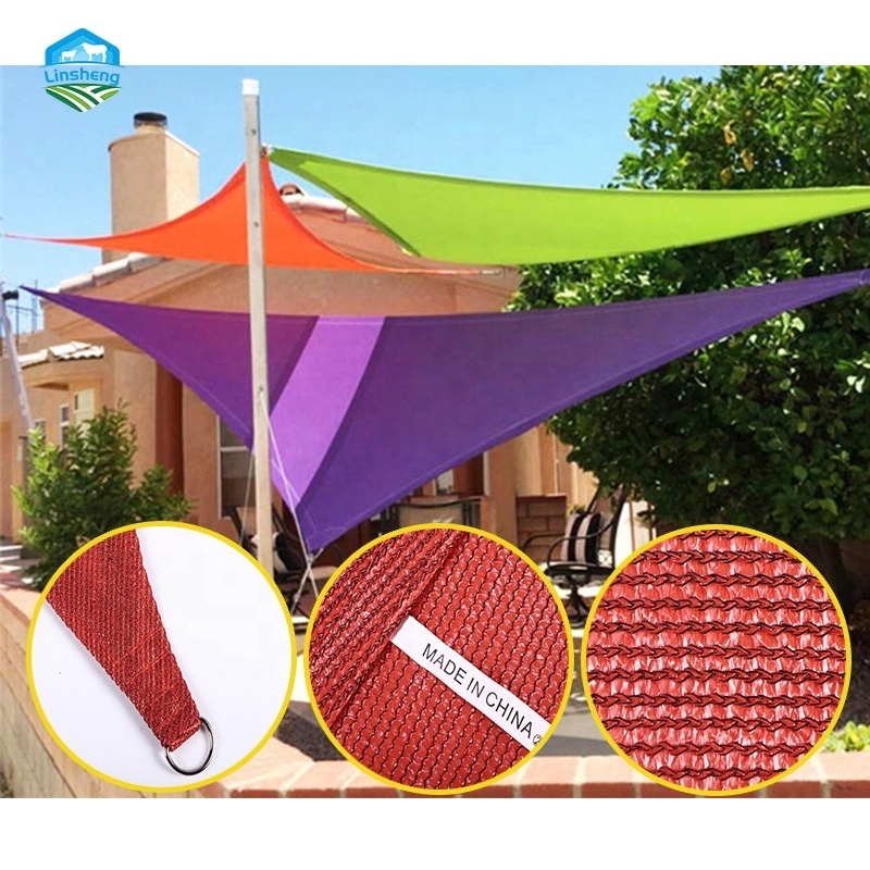 custom UV Block Canopy Awning Shelter Fabric Cloth Screen Garden Backyard Waterproof Shade Sail& nets