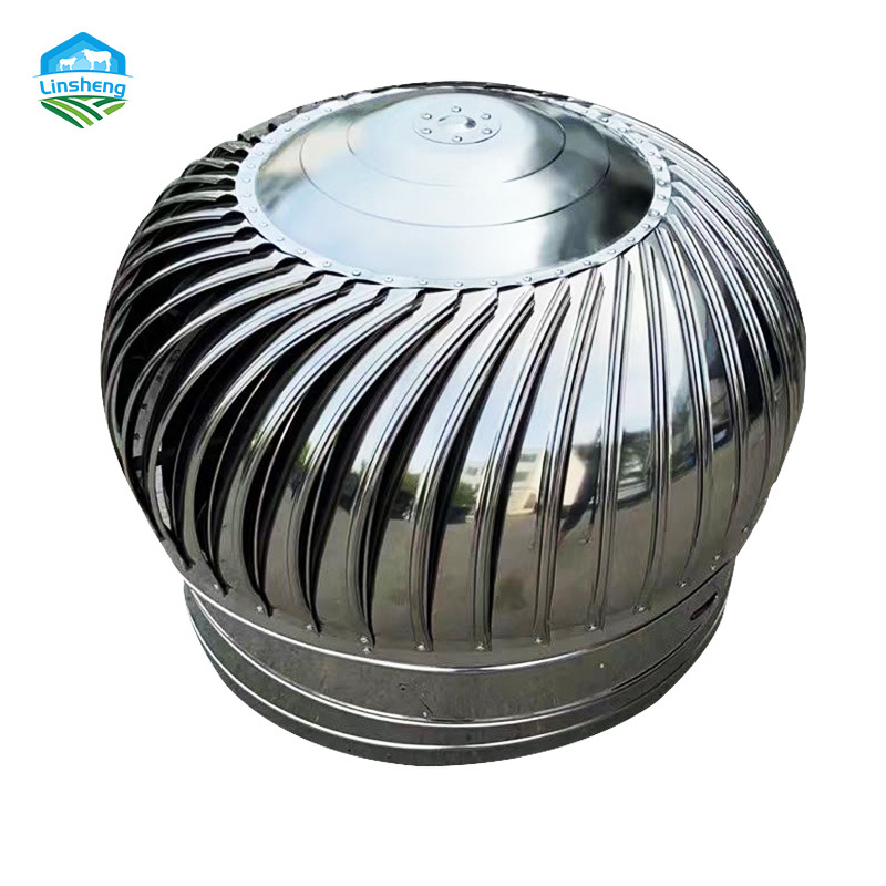 Stainless Steel Roof Turbine Fan Non Power Ventilating Wind Driven Fan Powerless Greenhouse Non-power Fan Ventilation