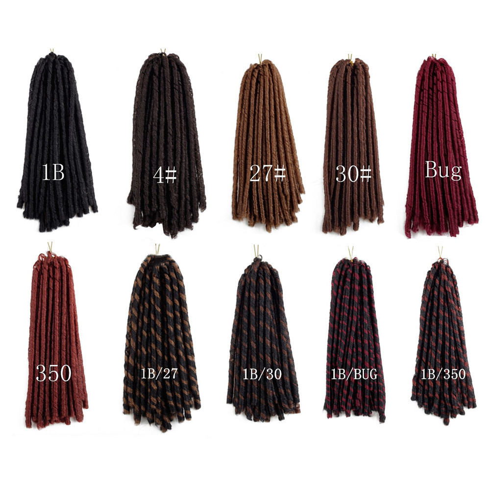 14 inch Synthetic Braiding Hair Extension Crochet Braids Afro Hairstyles Short Soft Dread Locs Hair Wigs