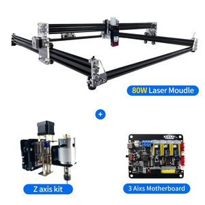 65cm*65cm Desktop 0.5W-80W High Power Laser Engraving Machine 2Axis Wood Router/Cutter Laser Machine