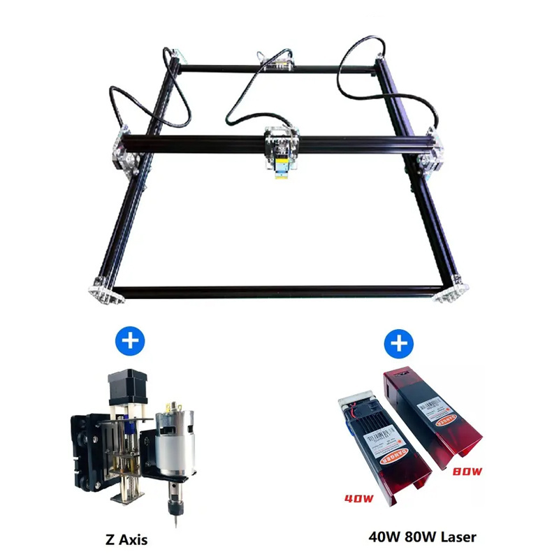 6565 CNC DIY laser engraving cutting machine for stainless steel and wood