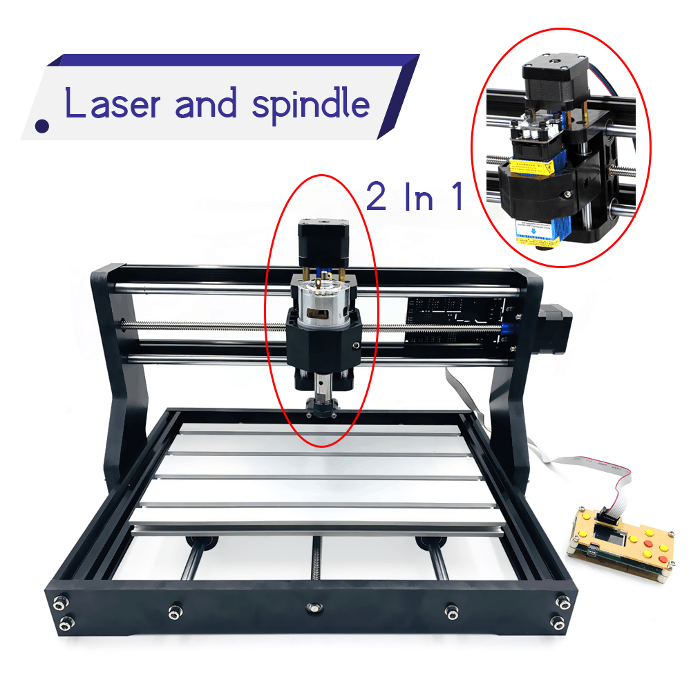 LUNYEE cnc 3018pro 0.5W 2.5W 5.5W mini engraving laser machine 15W 40 watt laser engraver