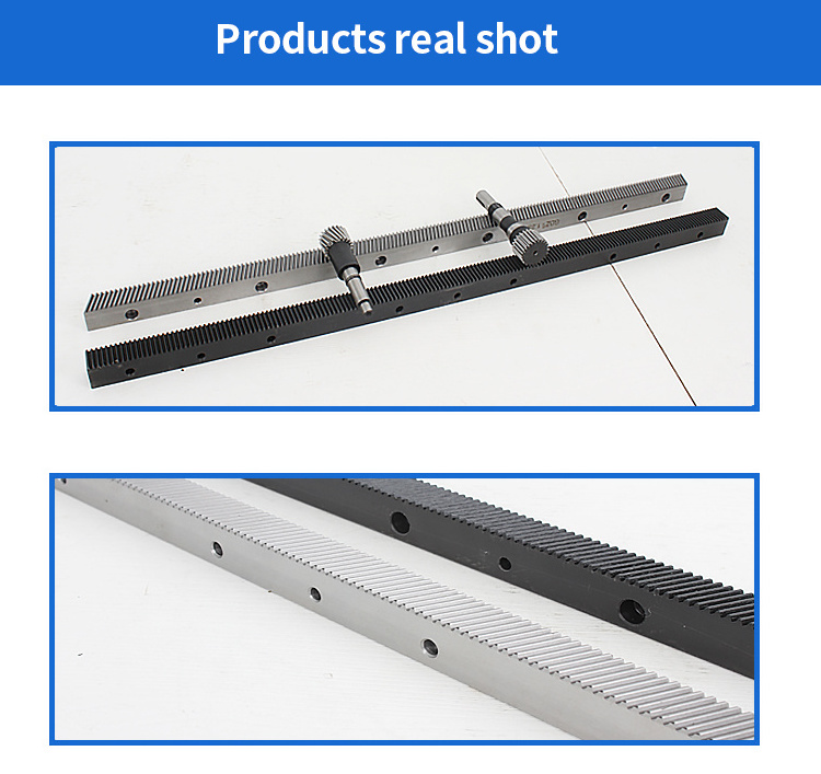 Engraving machine rack, straight tooth helical high precision transmission rack and pinion gear shaft