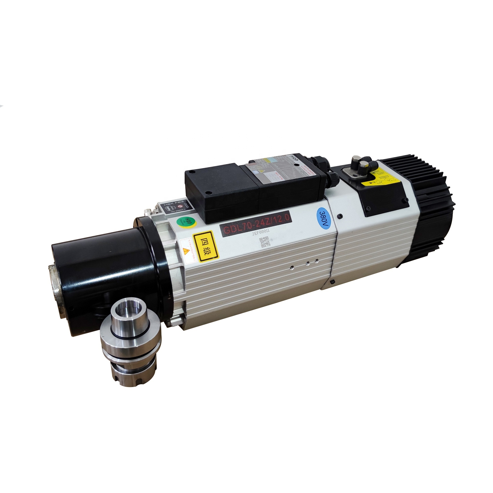 380V 12KW HSK63 Air Cooling ATC Spindle Motor 24000RPM For Woodworking Machinery