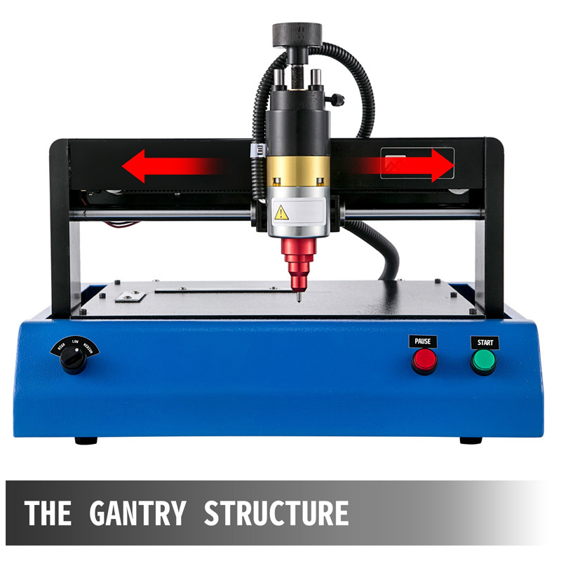 Stainless Steel Metal Nameplate 2015/3020 CNC Router Marking Engraving Machine For Metal And Plastic