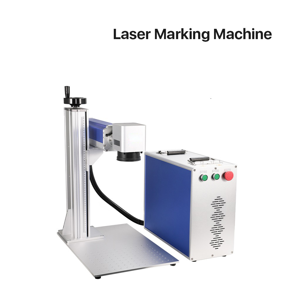 Fiber Laser engraving machine with Raycus 30W laser for metal plate