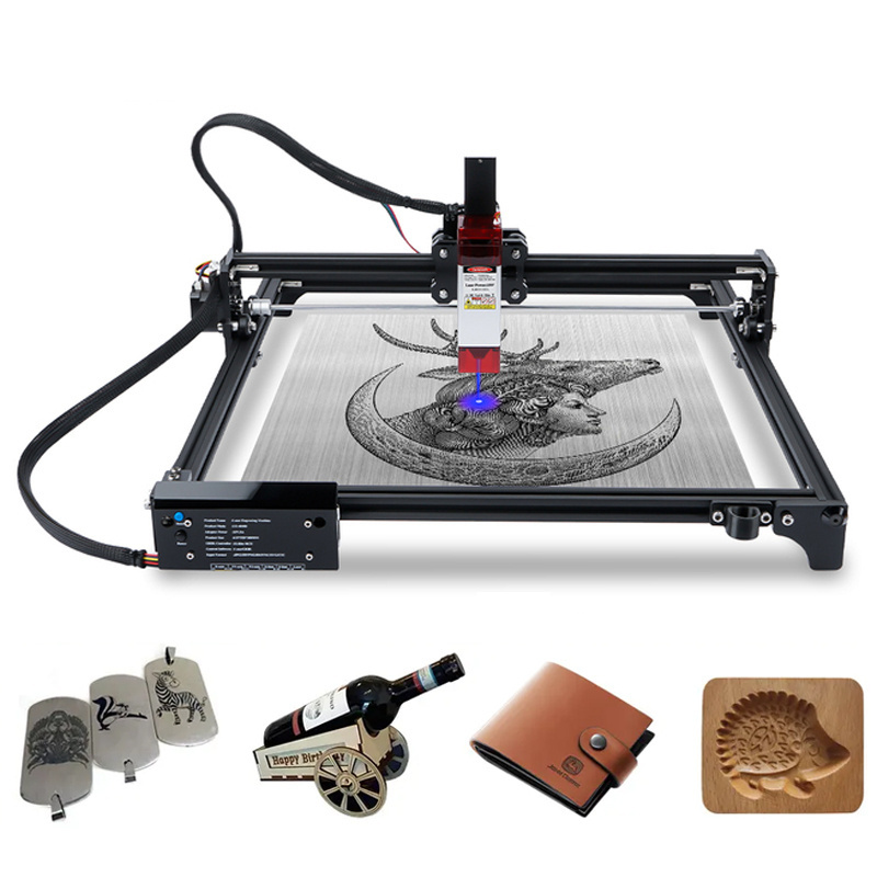 Lunyee 80w 4040 Desktop CNC Laser Engraver Engraving Carving Cutting Machine DIY Laser Engraving Machines For All Materials