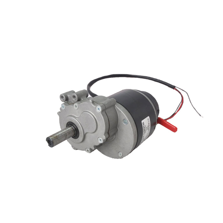 MY1016Z 24V 250W electric wheelchair motor Internally threaded shaft 120rpm with electromagnetic brake lawn mower dc motor