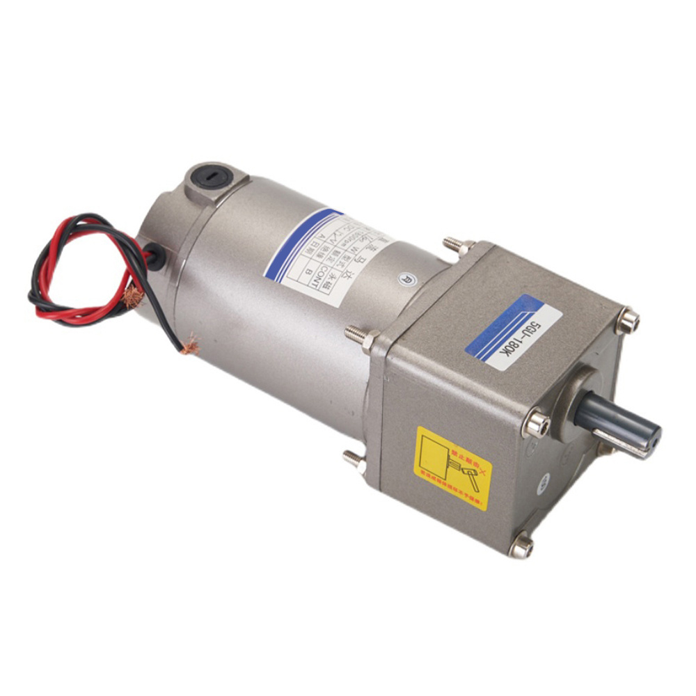 High torque electric dc motor 24 volt speed ratio 10 15 20  12v 250w 3600rpm dc motor with gear reducer