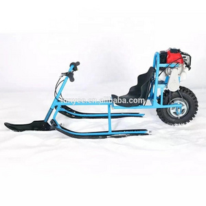 Snowmobile Electric Petrol Amusement Ski Car Vehicle Kids Playground Snow Sledge Snowmobile Children Skiing Equipments