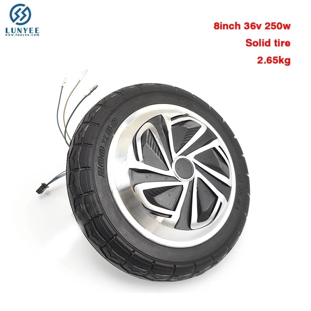 Hub motor electric balance car motor wheel electric scooter solid/vacuum tire motor 36/54V 250w/300w Hub motor 6.5/8/10inch