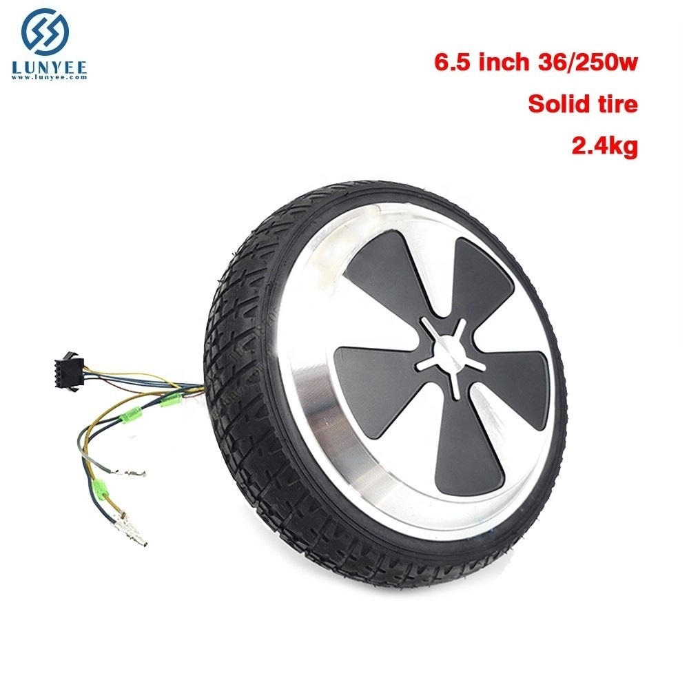 Hub motor electric balance car motor wheel electric scooter solid/vacuum tire motor 36/54V 250w/300w Hub motor 6.5/8/10inch