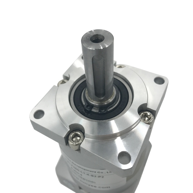 PLF90 Square Flange Output Forward Reverse Spur Planetary Gearbox For Nema34 Servo Motor