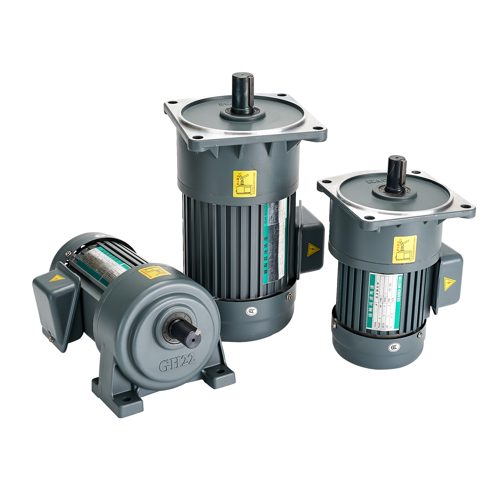 1/8HP 1/4 HP 1/2HP 1HP 2HP 3HP single phase three phase vertical type small ac gear motors electrical motor