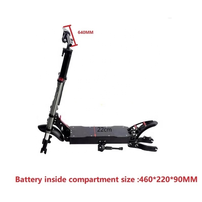 10 inch 11 inch  frame open size 135mm/150mm dual aluminum alloy drive frame electric scooter frame install