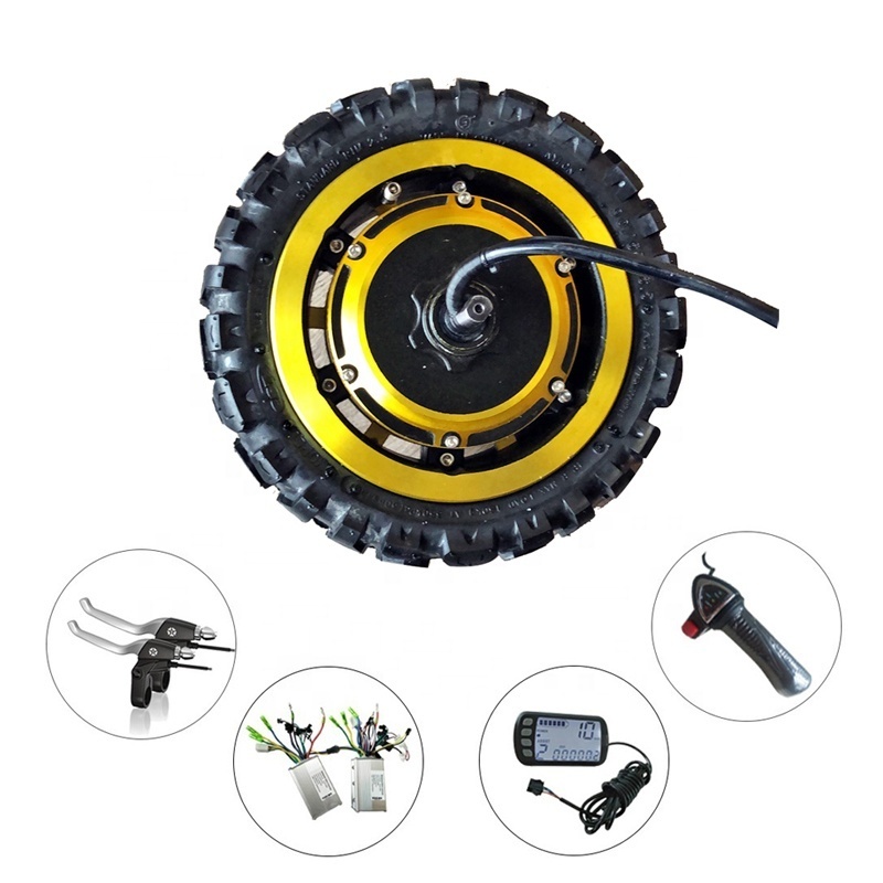 11 Inch 60V 3KW Electric Bicycle Hub Motor Conversion Kit