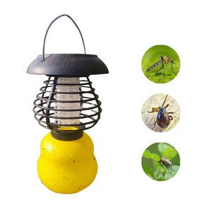 Pest Control Lamp Portable Bug Zapper Mosquito Killer Lamp,Waterproof Solar Power Uv Mosquito Trap